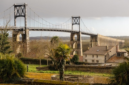 Le pont suspendu, Tonnay-Charente