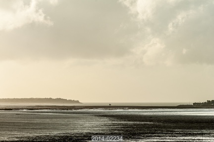 Pointe de la fumée à marée basse