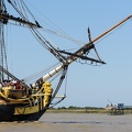 L'Hermione sur la Charente