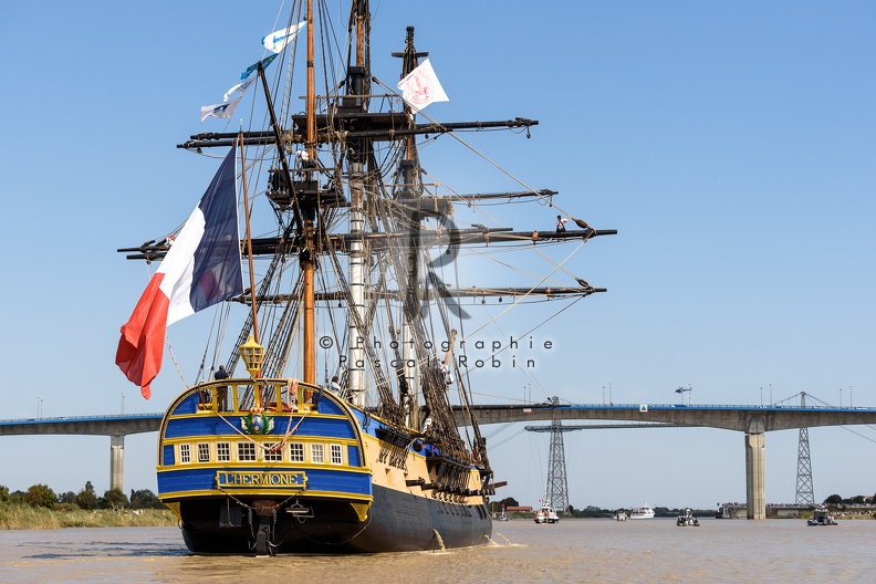 Hermione : en approche du viaduc