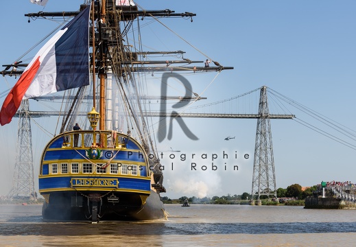 Hermione : en approche du Transbordeur